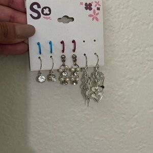 SO: 5 Pair Earring Set